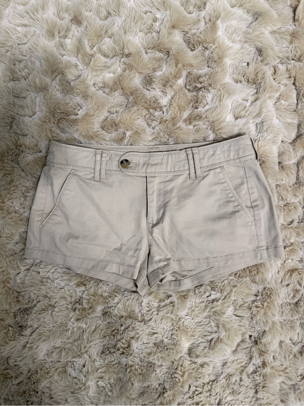 Arizona Jean Co y2k Beige Low Rise Mini Women's Shorts